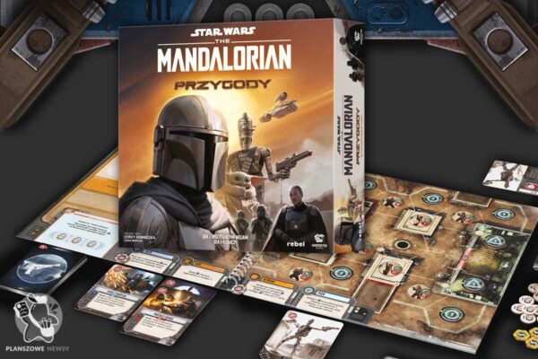 pudełko gry The Mandalorian Przygody - zapowiedź od Rebel