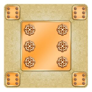 przykładowa karta z wartością w grze Rajas of the Ganges: Cards & Karma
