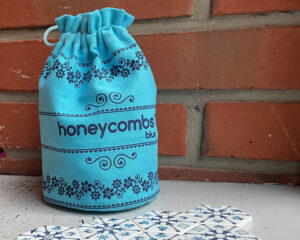 Honeycombs Blue. komponeny