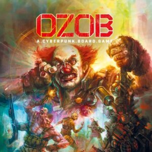 Ozob: A Cyberpunk Board Game. okładka gry
