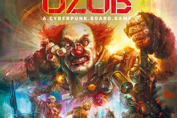 Ozob: A Cyberpunk Board Game. okładka gry