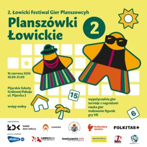 plakat festiwalu Planszówki Łowickie
