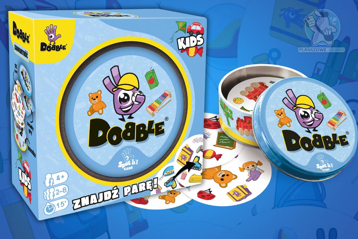 Dobble Kids - pudełko i karty