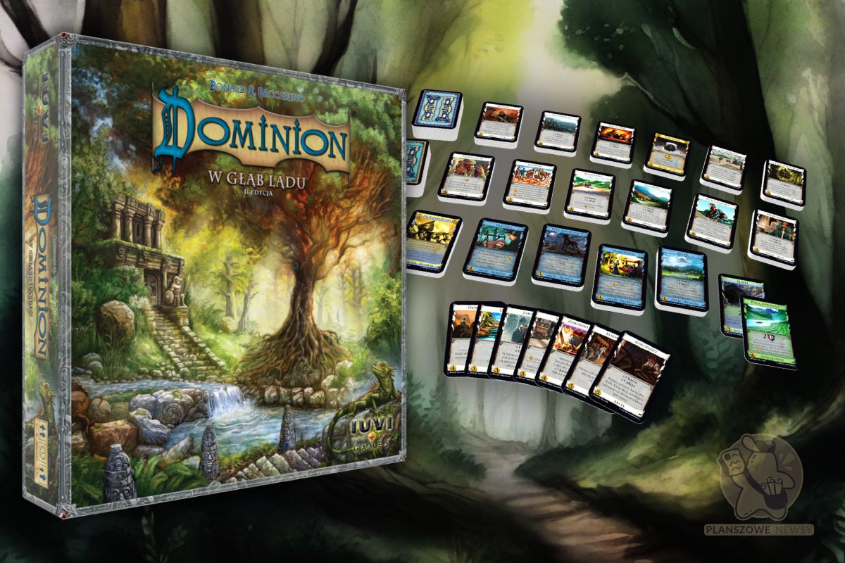 Dominion: W głąb lądu - pudełko i karty