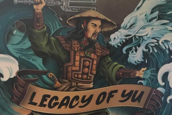 fragment okładki gry planszowej Legacy of Yu