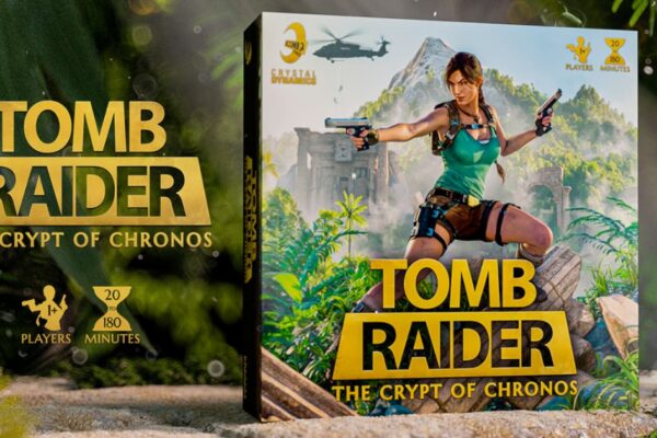 wizualizacja pudełka przedstawiającego zapowiedź gry Tomb Raider: The Crypt of Chronos