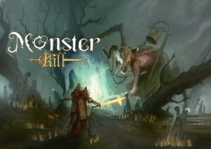 grafika ilustrująca grę typu Print&Play zakrpjektowaną przez Radka Ignatowa pt. Monster Kill