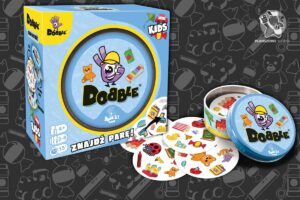Dobble Kids - pudełko i elementy