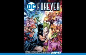 grafika prezentująca okładkę gry karcianej "DC Forever"