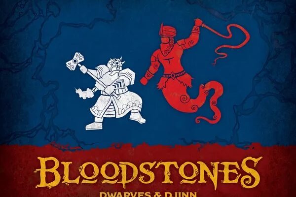 Bloodstones Dwarves & Djinn. okładka dodatku