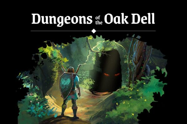 okładka gry roll&write Dungeons of the Oak Dell