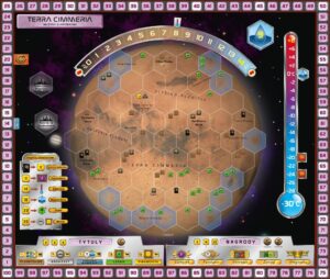 Terraformacja Marsa: Utopia i Cimmeria: dwustronna plansza