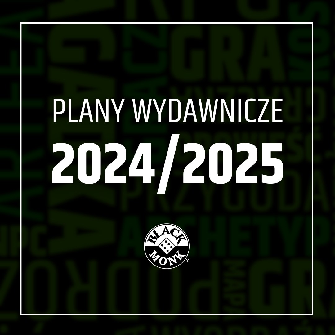 Baner informujący o planach wydawniczych.