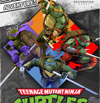 Okładka gry Unmatched Adventures: Teenage Mutant Ninja Turtles.