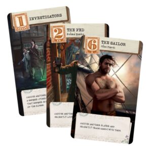 Arkham Horror Lovecraft Letter przykładowe karty