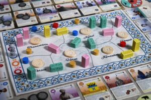 Zdjęcie przedstawiające elementy gry Pax Pamir 