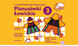 plakat reklamujący wydarzenie Planszóki Łowickie