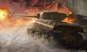 Grafika z gry World of Tanks