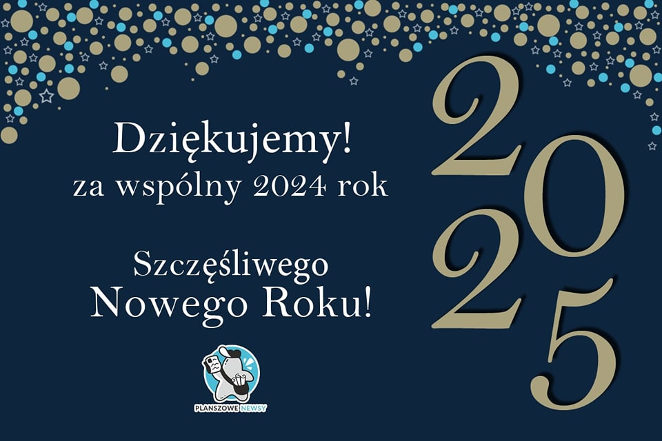 Grafika z napisem Szczęśliwego Nowego Roku