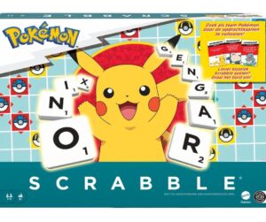 Pudełko gry Scrabble Pokemon.