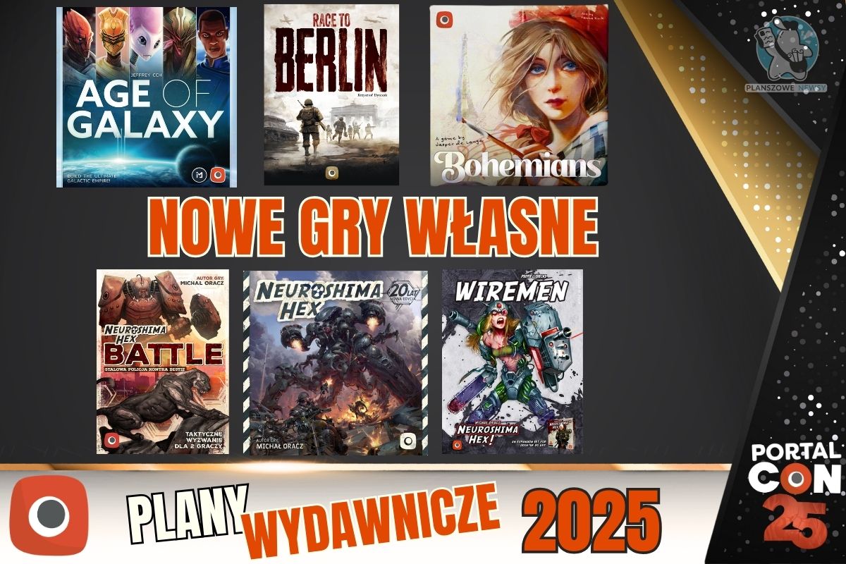 Portal Games – plany wydawnicze 2025 gry własne