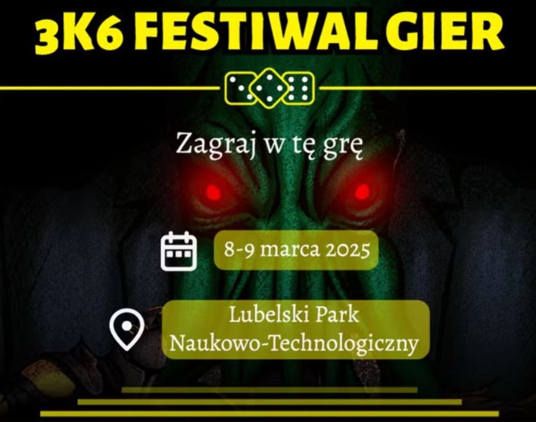 3k6 Festiwal Gier w Lublinie 2025 r.