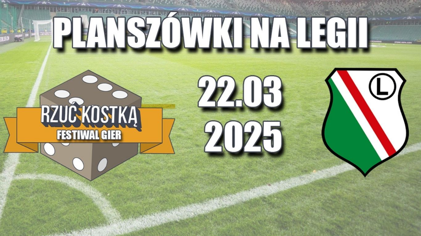 Grafika promująca Festiwal Rzuć Kostką 2025.