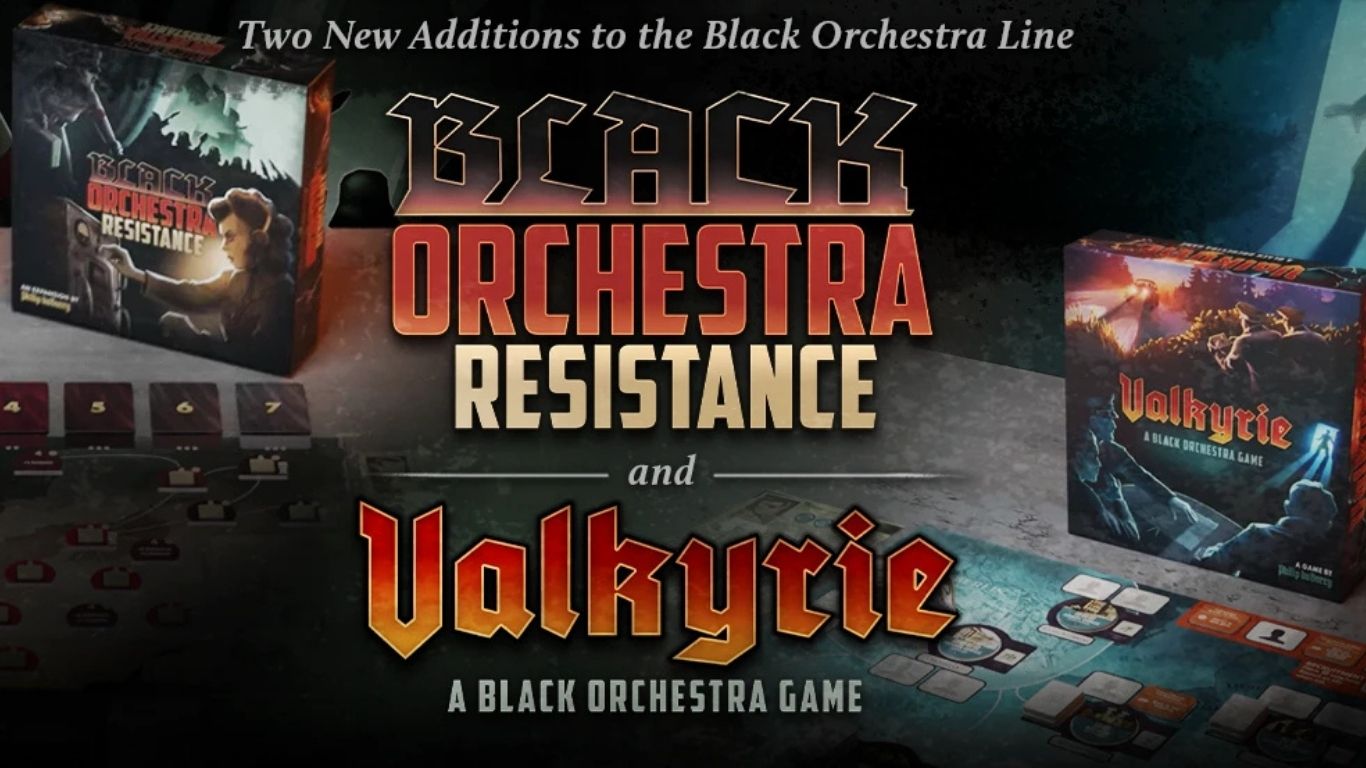 Baner promujący rozszerzenie do gry black Orchestra oraz grę Valkirie.