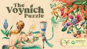 ilustracja zapraszająca na strone kampanii gry planszowej The Voynich Puzzle