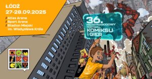 36. Międzynarodowy Festiwal Komiksu i Gier - plakat promujący Festiwal