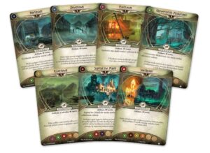 Horror w Arkham LCG Zatopione miasto - Rozszerzenie kampanijne, karty