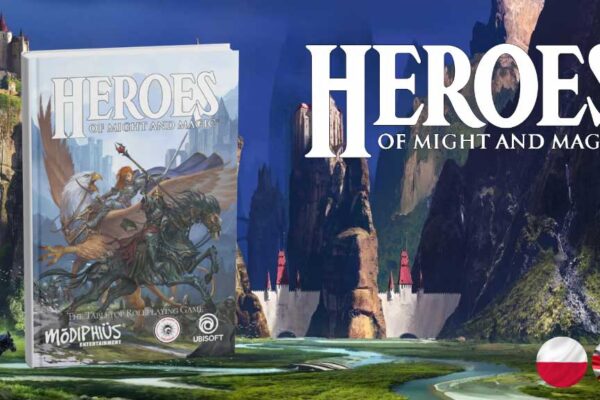 Heroes of Might and Magic TTRPG – podręcznik, dzięki któremu ponownie odkryjecie Antagarich grafika prezentująca podręcznik do gry fabularnej Heroes of Might and Magic