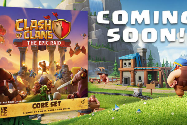 Clash of Clans, czyli nowa gra Erica Langa na 2026 rok Clash of Clans - grafika prezentująca m.in. pudełko gry