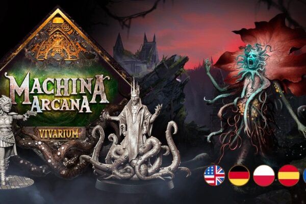 grafika prezentująca pudełko dodatku do gry Machina Arcana - Vivarium