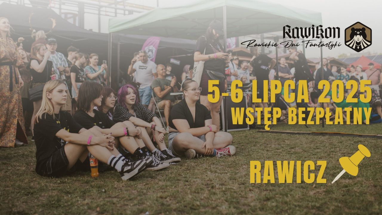 Baner promujący RawiKon 2025.