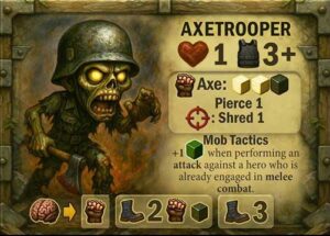 Blast: Operation Paradox – komandosi vs zombie na Gamefoundzie Jedna z kart wrogów, którzy pojawią się w grze Blast: Operation Paradox