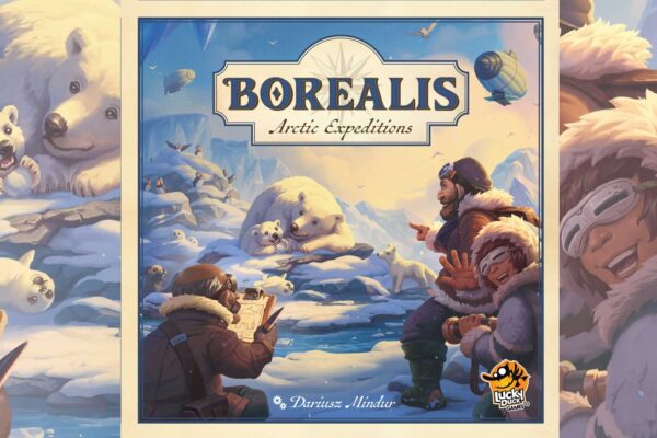 okładka gry planszowej - Borealis: Arctic Expeditions