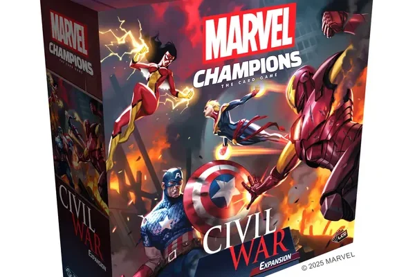 Marvel Champions: The Card Game – Civil War nadchodzi! Pudełko gry Marvel Champions: Civil War