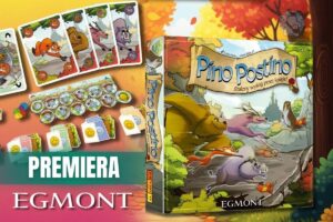 gra planszowa pino postino wraz z komponentami