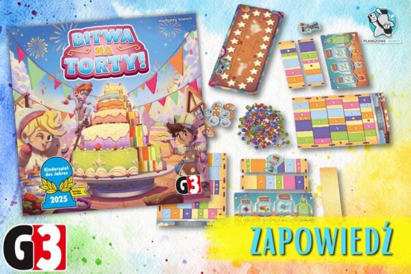 Bitwa na torty. G3 zapowiada polską edycję tegorocznego Kinderspiel des Jahres