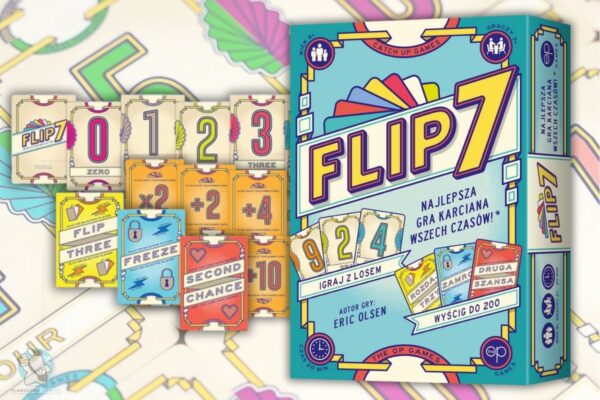 Flip 7 z premierą w październiku. Trwa przedsprzedaż popularnej karcianki