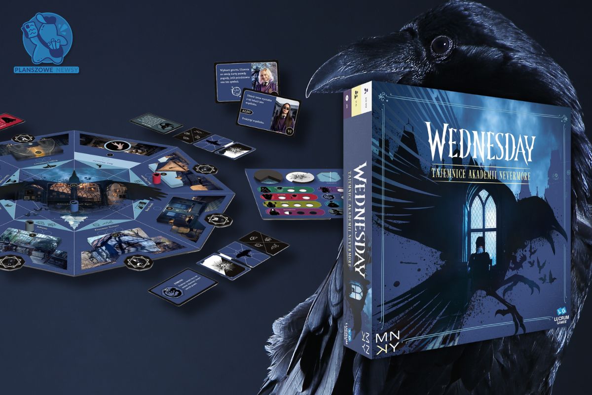 Wednesday: Tajemnice Akademii Nevermore mroczna premiera od Lucrum Games