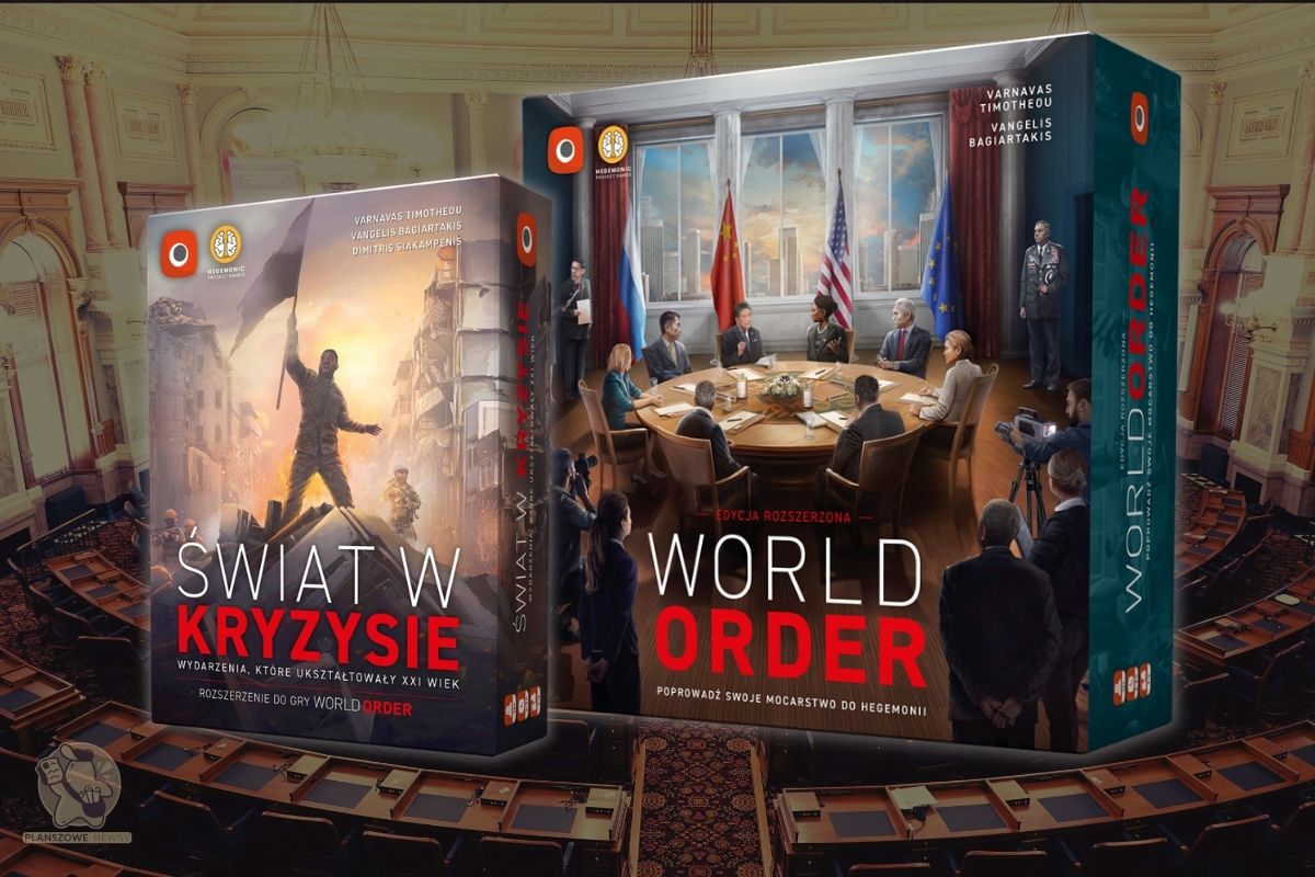 Światowa geopolityka na Twoim stole – premiera gry World Order i dodatków od Portal Games Polska!