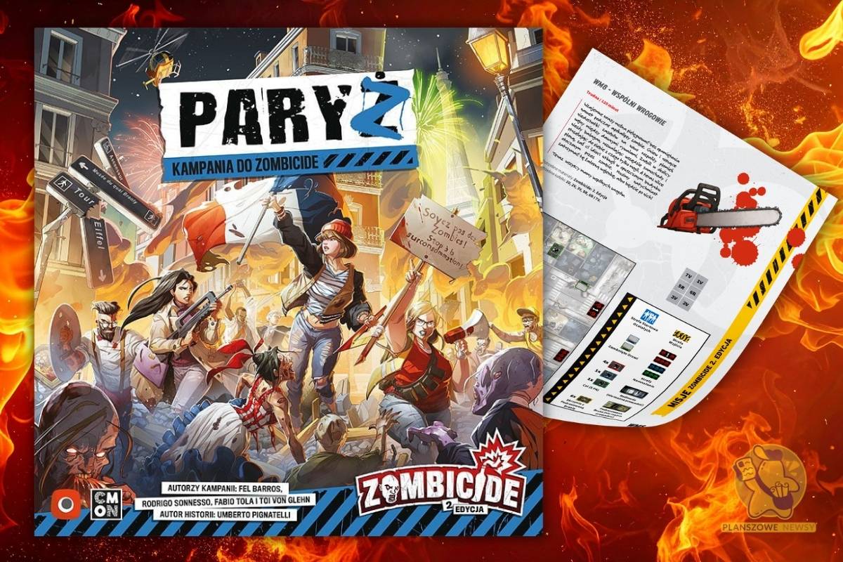 Zombicide: Paryż – Portal Games Polska uruchamia przedsprzedaż kampanijnego dodatku z bonusem!