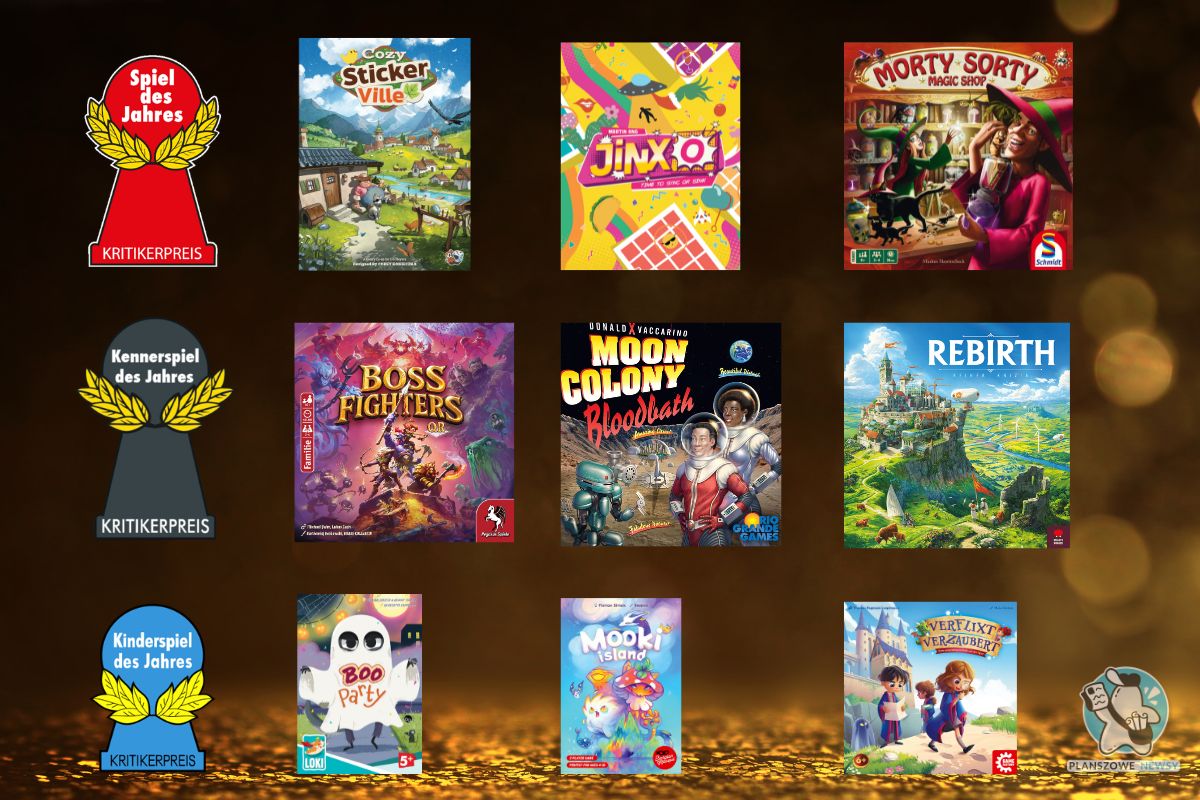 Nominacje do Spiel, Kennerspiel i Kinderspiel des Jahres 2026. Lista gier