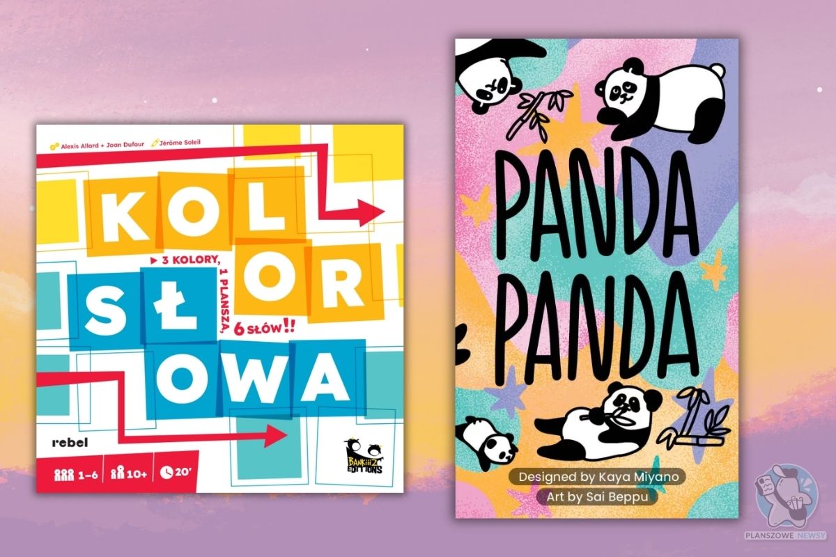 Kolor słowa i Panda Panda. Nowe przedsprzedaże Rebela