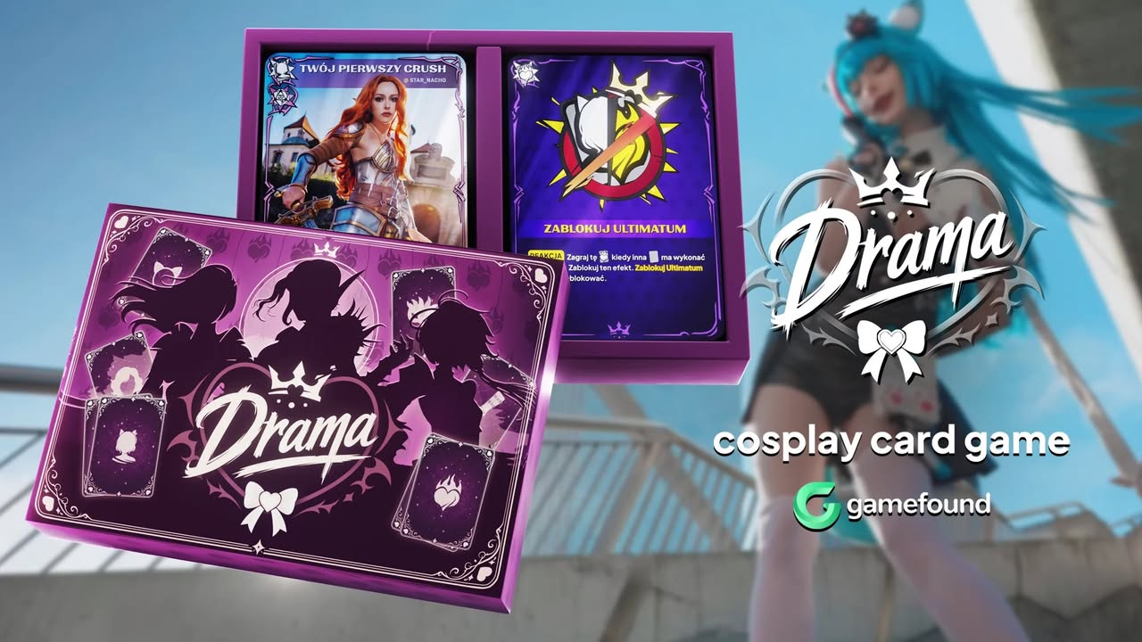 DRAMA: Cosplay Card Game – polska imprezówka zbiera fundusze na Gamefound