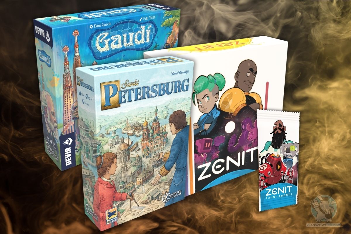Sankt Petersburg, Zenit z dodatkiem i Gaudi. Przedsprzedaż polskich edycji od Awaken Realms