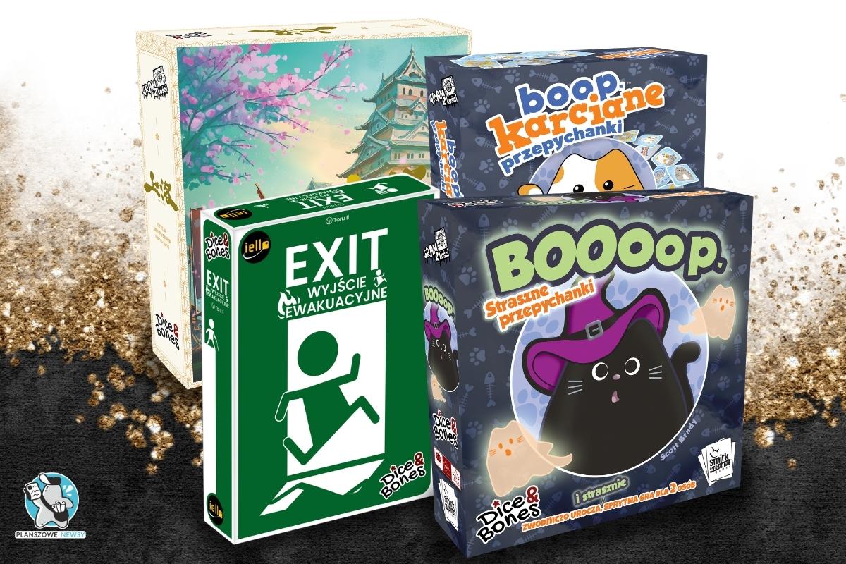Mocne przedsprzedaże od Dice&Bones: Joraku, Boooop Straszne Przepychanki, Boop Karciane Przepychanki i Exit
